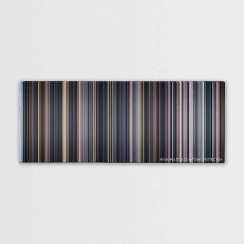 Cinema Paradiso movie barcode canvas print, the whole film as stripes of color
