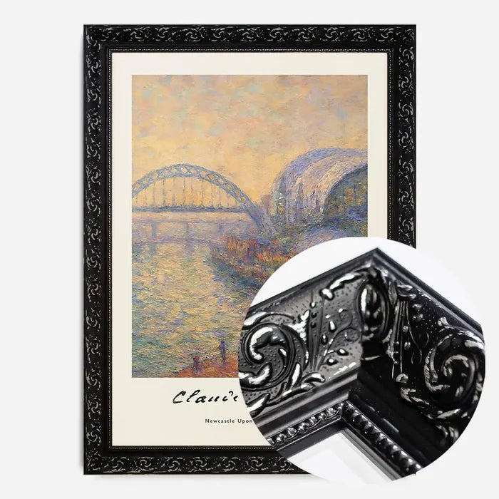 21x30cm | 8¼ x 11¾in / Black Ornate Frame