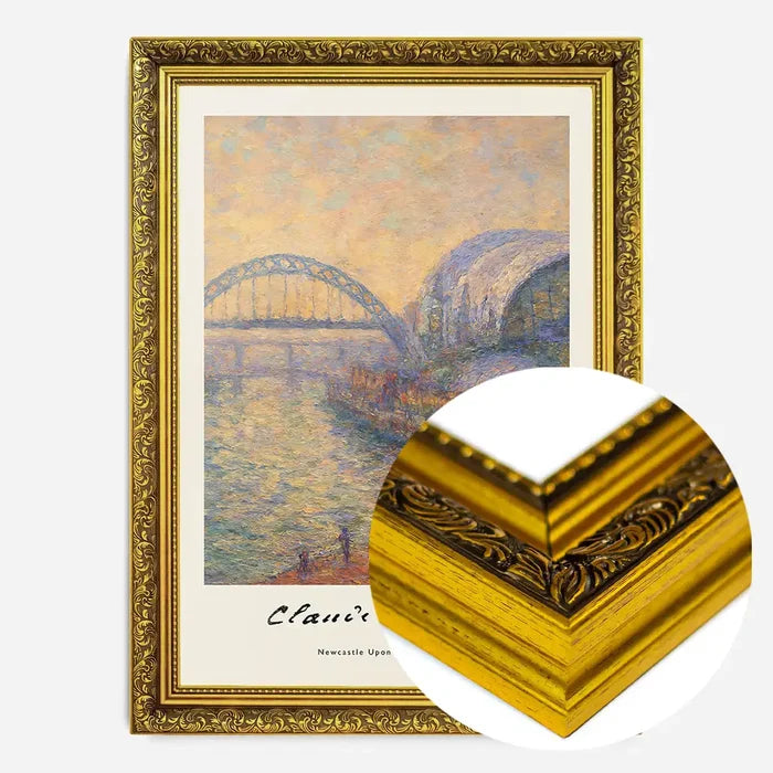 21x30cm | 8¼ x 11¾in / Gold Ornate Frame