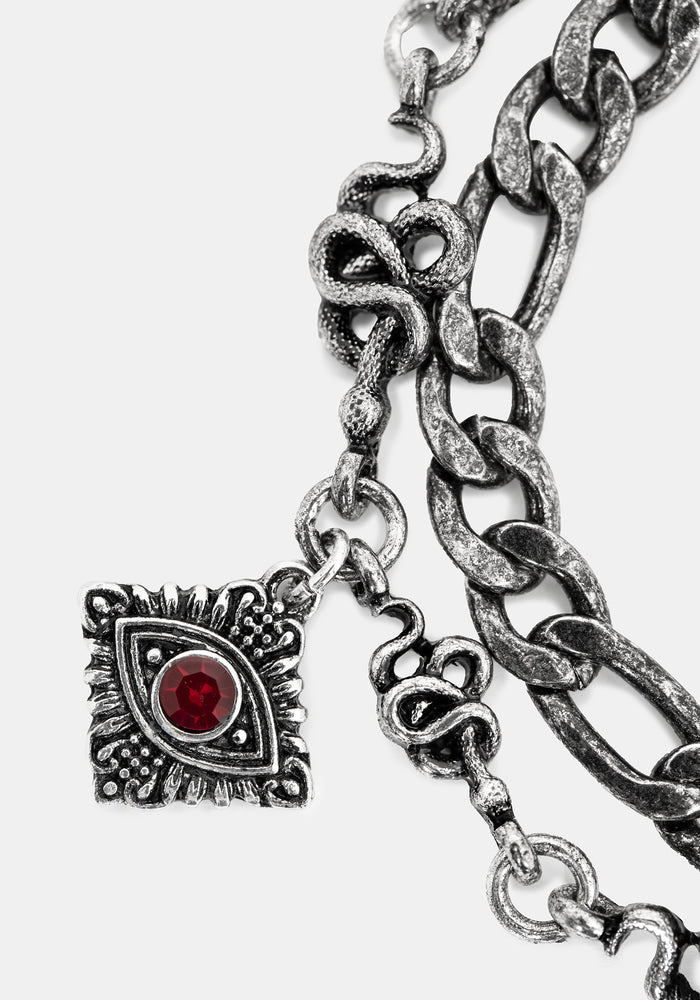 Corium and Anatomical Chain Heart Bracelet