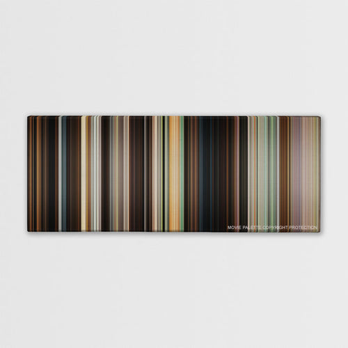 Crazy, Stupid, Love. color palette canvas print: thousands of thin vertical stripes of color