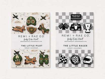 CROC/BAG CHARMS - THE LITTLE RACER