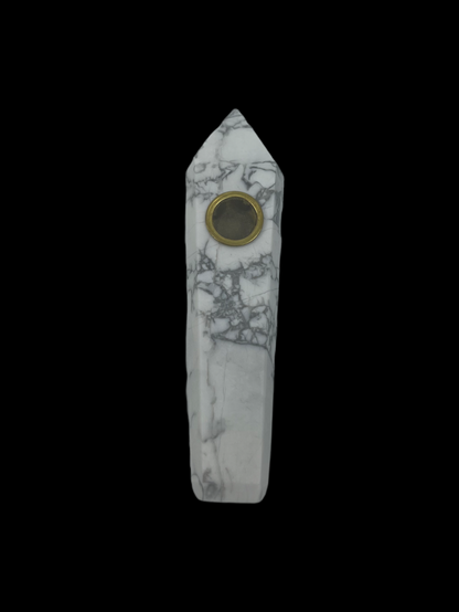 Rose Quartz Crystal Hand Pipe, a durable and elegant smoking accessory with a natural mineral design.