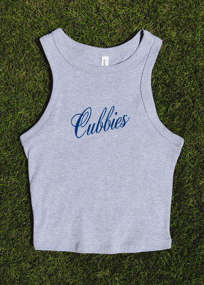 Cubbies Script Baby Tank