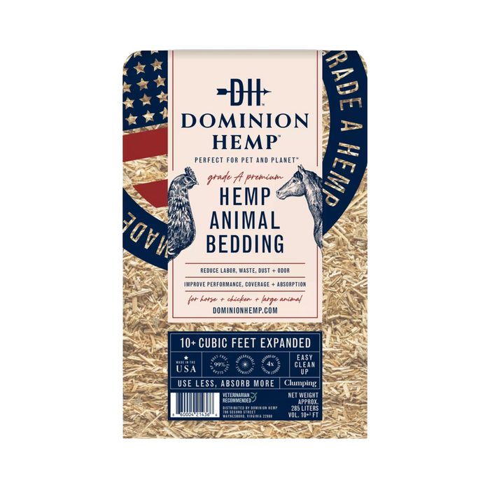 Dominion Hemp Premium Hemp Animal Bedding