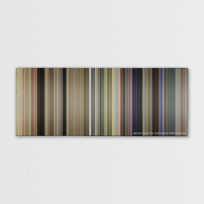 Dumb and Dumber To color palette canvas print: thousands of thin vertical stripes of color