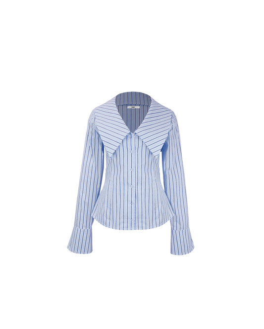 EDDIE SHIRT  BLUE SKY STRIPE