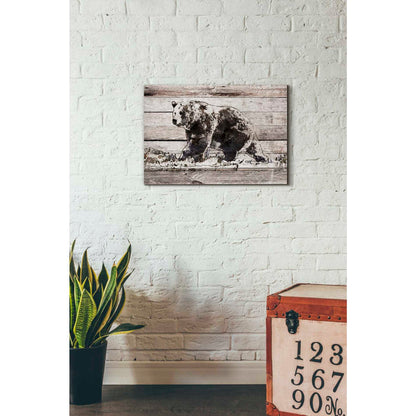 Epic Graffiti 'Black Bear 1' by Irena Orlov, Giclee Canvas Wall Art