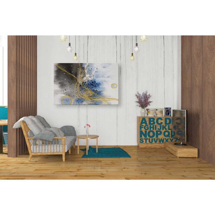 Epic Graffiti 'Coastal Watercolor Abstract' by Irena Orlov, Giclee Canvas Wall Art