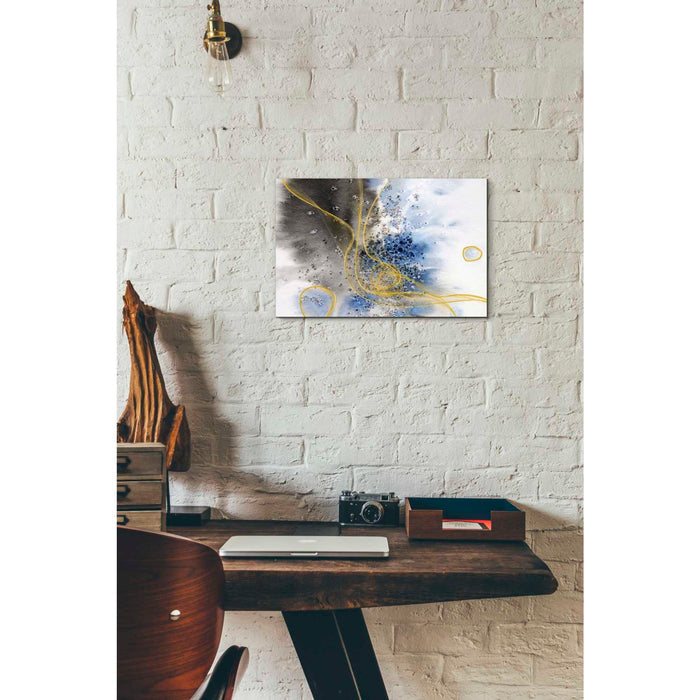 Epic Graffiti 'Coastal Watercolor Abstract' by Irena Orlov, Giclee Canvas Wall Art