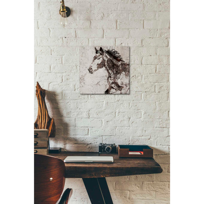 Epic Graffiti 'Galloping Horse 2' by Irena Orlov, Giclee Canvas Wall Art