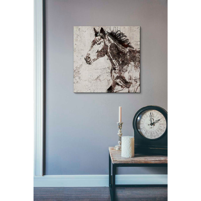 Epic Graffiti 'Galloping Horse 2' by Irena Orlov, Giclee Canvas Wall Art