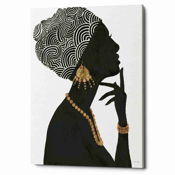 Epic Graffiti 'Graceful Majesty I' by Emily Adams, Giclee Canvas Wall Art