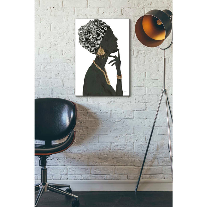 Epic Graffiti 'Graceful Majesty I' by Emily Adams, Giclee Canvas Wall Art
