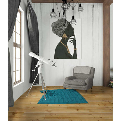 Epic Graffiti 'Graceful Majesty I' by Emily Adams, Giclee Canvas Wall Art
