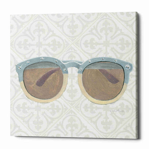 Epic Graffiti 'Must Have Fashion I Gray White' by Emily Adams, Giclee Canvas Wall Art