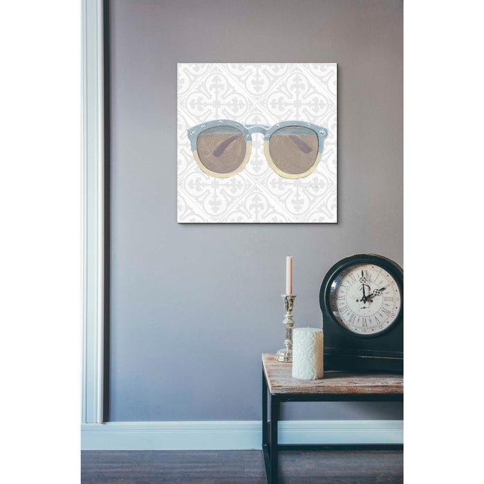 Epic Graffiti 'Must Have Fashion I Gray White' by Emily Adams, Giclee Canvas Wall Art