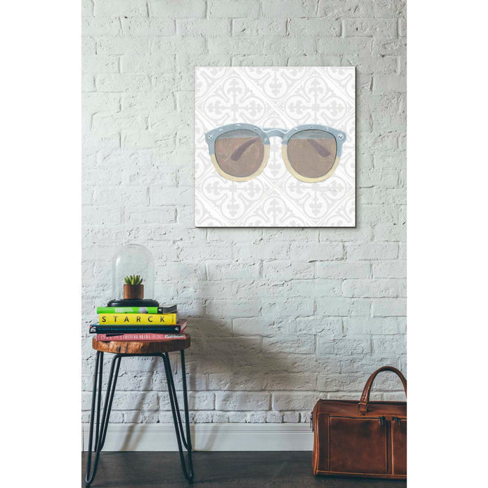 Epic Graffiti 'Must Have Fashion I Gray White' by Emily Adams, Giclee Canvas Wall Art