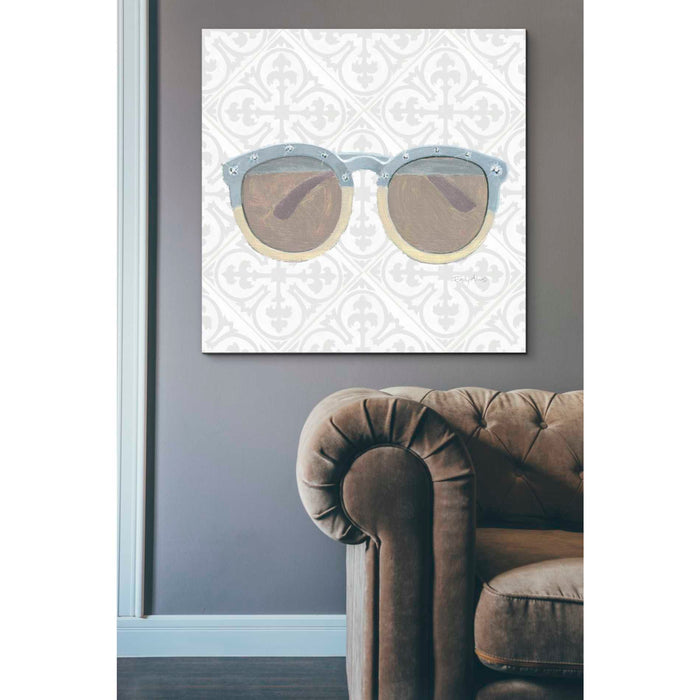 Epic Graffiti 'Must Have Fashion I Gray White' by Emily Adams, Giclee Canvas Wall Art