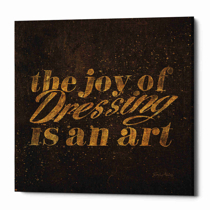 Epic Graffiti 'Shoe Fetish Quotes V' by Emily Adams, Giclee Canvas Wall Art