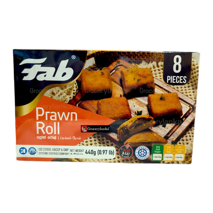 Fab Prawn Rolls 8 Pcs - Frozen (In-Store Pickup Only / Please order a separate Frozen Shipping Kit in order to ship this item*)