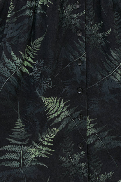 Fernery Button Up Corset Mini Dress