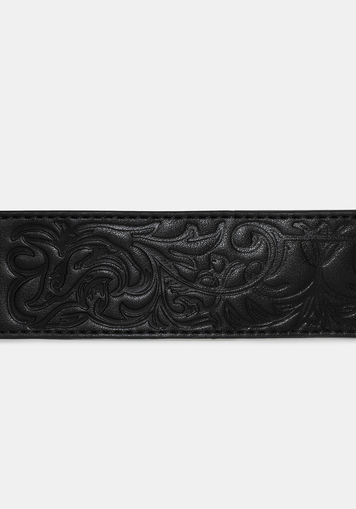 Fleur De Lis Buckle Belt