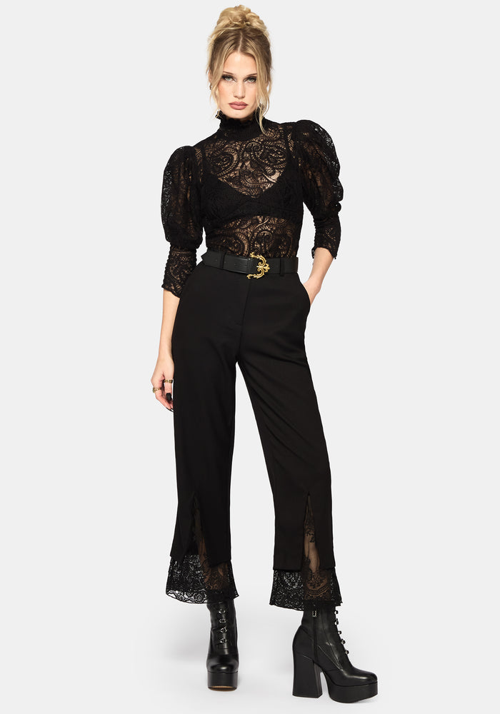 Fleur De Lis Buckle Belt