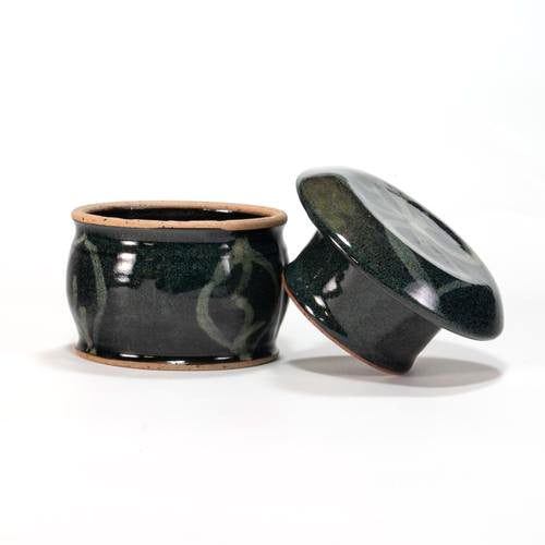 French Butter Keeper BLK