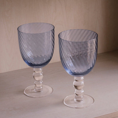 Beatriz Ball Glass French Swirl All Purpose — Two different French Swirl sizes shown together