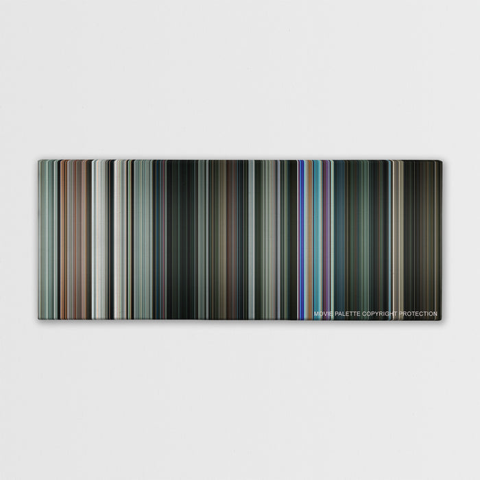 Gamer color palette canvas print: thousands of thin vertical stripes of color