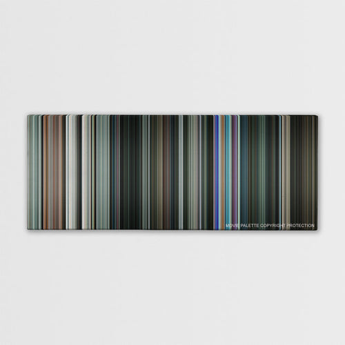 Gamer color palette canvas print: thousands of thin vertical stripes of color