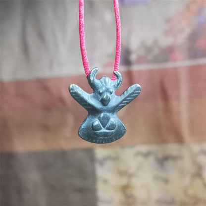 Garuda Amulet - 0.79" - Tibetan Buddhist amulet, detailed view