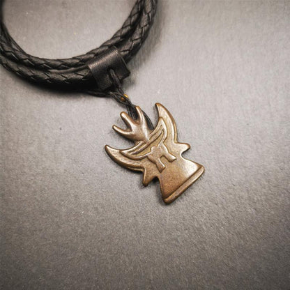 Garuda Amulet - 1.38" - Tibetan Buddhist amulet, view 4