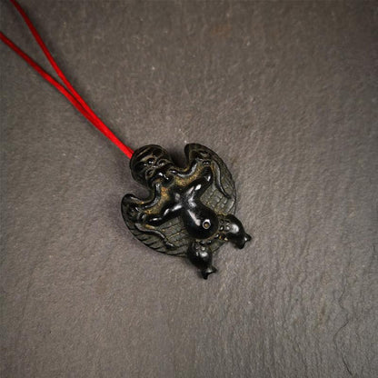 Garuda Amulet - 1.65" - Tibetan Buddhist amulet, view 4
