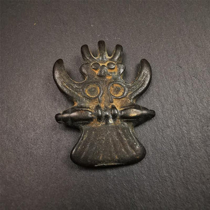 Garuda Amulet - 1.8" - Tibetan Buddhist amulet, view 5