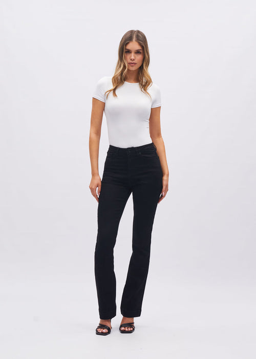 Gina High Rise Bootleg Black