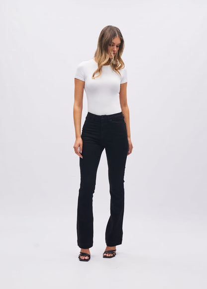 Gina High Rise Bootleg Black