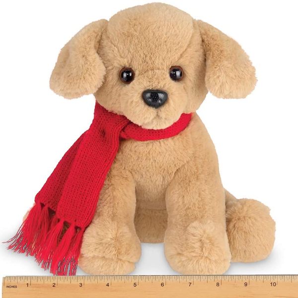 Golden Retriever Mr. Grizwald Plush Stuffed Animal Puppy Dog Measuring Horizontally