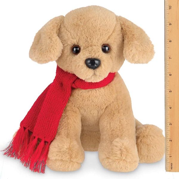 Golden Retriever Mr. Grizwald Plush Stuffed Animal Puppy Dog Measuring Vertically