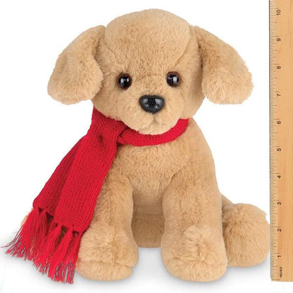 Golden Retriever Mr. Grizwald Plush Stuffed Animal Puppy Dog Measuring Vertically