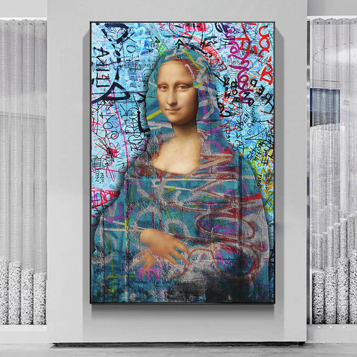 Graffiti Mona Lisa: Modern Twist