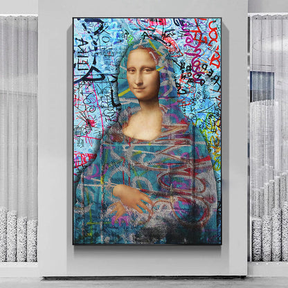 Graffiti Mona Lisa: Modern Twist