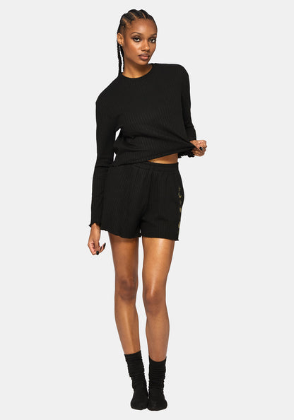 Griffinfly Embroidered Long Sleeved Pyjama Top