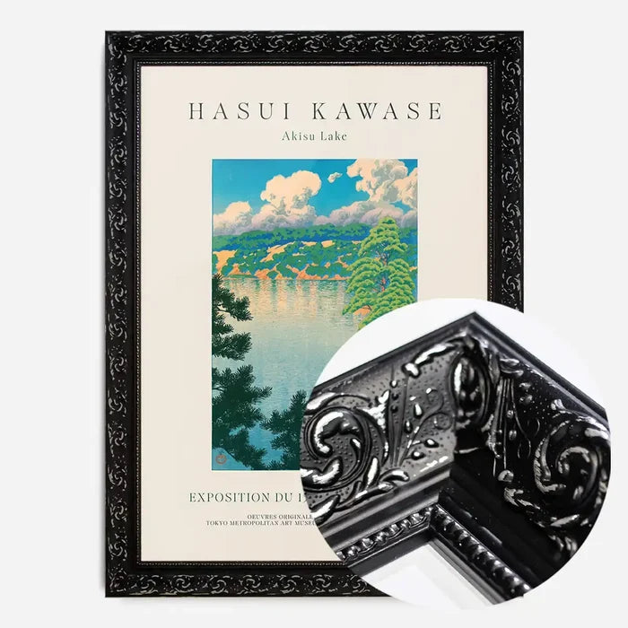21x30cm | 8¼ x 11¾in / Black Ornate Frame