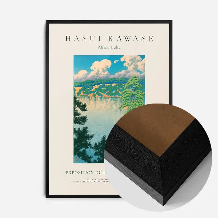 21x30cm | 8¼ x 11¾in / Black Wood Frame