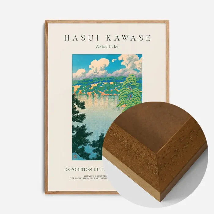 21x30cm | 8¼ x 11¾in / Oak Wood Frame