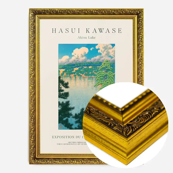 21x30cm | 8¼ x 11¾in / Gold Ornate Frame