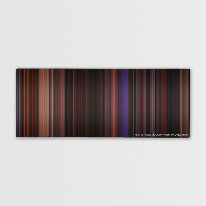 Hocus Pocus color palette canvas print: thousands of thin vertical stripes of color