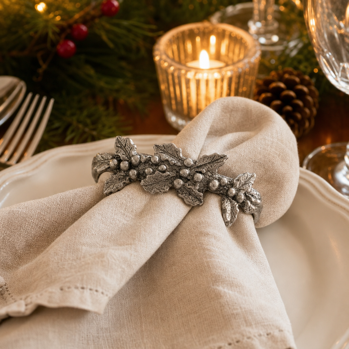 Holly Napkin Ring 3